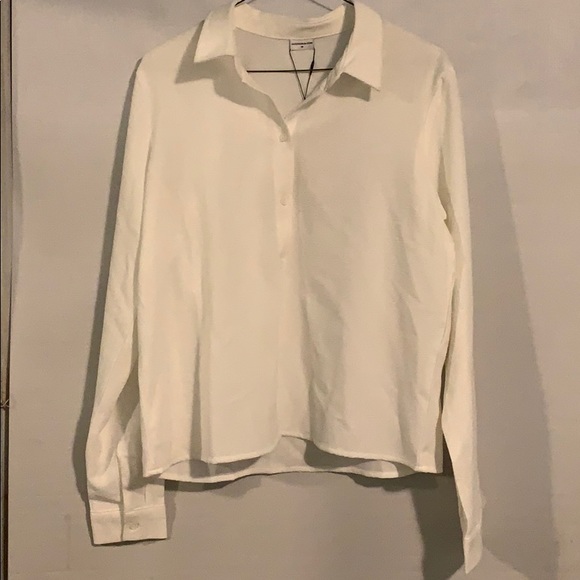 NWT white button down - Picture 2 of 3